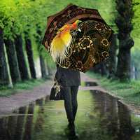 Papua New Guinea and Indonesia Batik Umbrella Bird of Paradise with Tribal Batik Patterns
