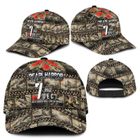 Pearl Harbor Remembrance Day Personalized Classic Cap Memories of December 7 with Red Poppy Lei - Polynesian Pride
