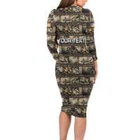 Pearl Harbor Remembrance Day Personalized Family Matching Long Sleeve Bodycon Dress and Hawaiian Shirt Memories of December 7 with Red Poppy Lei LT03 - Polynesian Pride