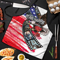 Pearl Harbor Remembrance Day Apron Lest We Forget - The Bald Eagle Remembers - Polynesian Pride