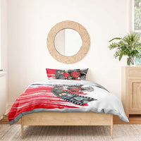 Pearl Harbor Remembrance Day Bedding Set Lest We Forget - The Bald Eagle Remembers - Polynesian Pride