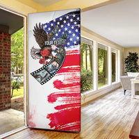Pearl Harbor Remembrance Day Personalized Door Cover Lest We Forget - The Bald Eagle Remembers - Polynesian Pride