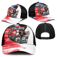 Pearl Harbor Remembrance Day Personalized Mesh Trucker Cap Lest We Forget-The Bald Eagle Remembers - Polynesian Pride