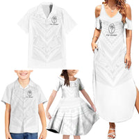Custom Fiji Rugby Family Matching Summer Maxi Dress and Hawaiian Shirt Tapa Tribal Motifs Sporty Style - Polynesian Pride
