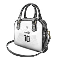 Custom Fiji Rugby Shoulder Handbag Tapa Tribal Motifs Sporty Style - Polynesian Pride