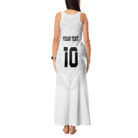 Custom Fiji Rugby Tank Maxi Dress Tapa Tribal Motifs Sporty Style - Polynesian Pride