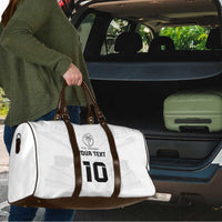 Custom Fiji Rugby Travel Bag Tapa Tribal Motifs Sporty Style - Polynesian Pride