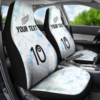 Custom New Zealand Football Car Seat Cover The Whites-Aotearoa Inspired - Polynesian Pride