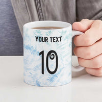 Custom New Zealand Football Ceramic Mug The Whites-Aotearoa Inspired - Polynesian Pride