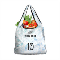 Custom New Zealand Football Grocery Bag The Whites-Aotearoa Inspired - Polynesian Pride