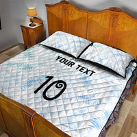 Custom New Zealand Football Quilt Bed Set The Whites-Aotearoa Inspired - Polynesian Pride