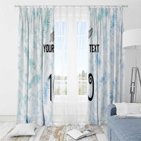 Custom New Zealand Football Window Curtain The Whites-Aotearoa Inspired - Polynesian Pride