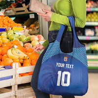 Custom Fiji Football-Towards World Cup 2026 Grocery Bag