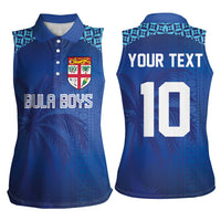 Custom Fiji Football-Towards World Cup 2026 Women Sleeveless Polo Shirt