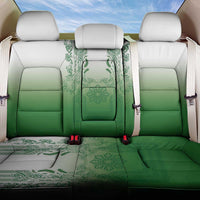 Philippines Barong Style Back Car Seat Cover with Polynesian Art and Leaf Motif Green Color LT03 One Size Green - Polynesian Pride