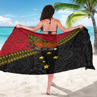 Papua new Guinea Goroka Show Sarong Bird-of-paradise and Melanesian Tattoo Pattern