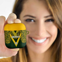 Australia Rugby Custom AirPods Case Aboriginal Art Sporty Style - Polynesian Pride