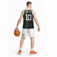 Aotearoa Australia Rugby Custom Basketball Jersey Maori and Aboriginal Art Sporty Style - Polynesian Pride