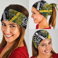 Aotearoa Australia Rugby Neck Gaiter Maori and Aboriginal Art Sporty Style - Polynesian Pride