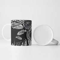 Hawaiian Reef Triggerfish Ceramic Mug Polynesian Art with Tribal Humuhumunukunukuapua'a LT03 - Polynesian Pride