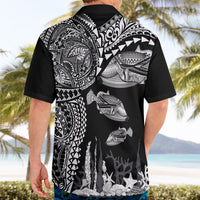 Hawaiian Reef Triggerfish Hawaiian Shirt Polynesian Art with Tribal Humuhumunukunukuapua'a LT03 - Polynesian Pride