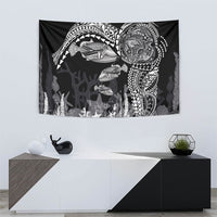 Hawaiian Reef Triggerfish Tapestry Polynesian Art with Tribal Humuhumunukunukuapua'a LT03 - Polynesian Pride