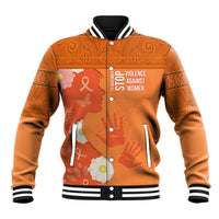 International Day for the Elimination of Violence Against Women Baseball Jacket Polynesian Pattern