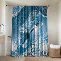 Personalised New Zealand Aotearoa Darts Masters Bathroom Set Maori Art Tattoo with Tribal Dart Symbol Blue - Polynesian Pride