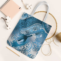 Personalised New Zealand Aotearoa Darts Masters Tote Bag Maori Art Tattoo with Tribal Dart Symbol Blue - Polynesian Pride