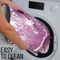 Personalised New Zealand Aotearoa Darts Masters Bathroom Set Maori Art Tattoo with Tribal Dart Symbol Pink - Polynesian Pride