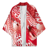 Personalised New Zealand Aotearoa Darts Masters Kimono Maori Art Tattoo with Tribal Dart Symbol Red - Polynesian Pride