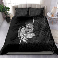 New Zealand World Cup 2023 Bedding Set Aotearoa Champion Rugby with Silver Fern Maori Ethnic Pattern LT03 - Polynesian Pride