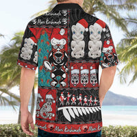 New Zealand Christmas Hawaiian Shirt Maori Christmas Spirit - Meri Kirihimete