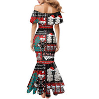 New Zealand Christmas Mermaid Dress Maori Christmas Spirit - Meri Kirihimete LT03 - Polynesian Pride