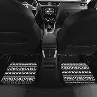 Custom Fijian Rugby Car Mats Tapa Pattern and Palm Tree Tribal