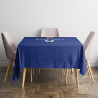 Custom Fijian Football Tablecloth Tapa Pattern and Shark Tribal