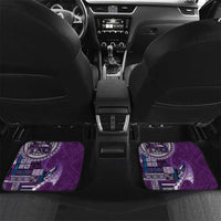 Samoan Siapo Art Tattoo Polynesian Pattern Car Mats Purple Color - Polynesian Pride