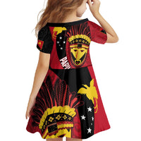 Papua New Guinea Mask Festival Family Matching Summer Maxi Dress and Hawaiian Shirt Papua Niugini Tribe Mask Melanesian Pattern LT03 - Polynesian Pride