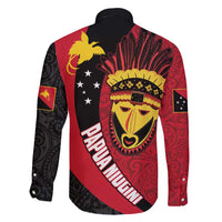 Papua New Guinea Mask Festival Family Matching Tank Maxi Dress and Hawaiian Shirt Papua Niugini Tribe Mask Melanesian Pattern