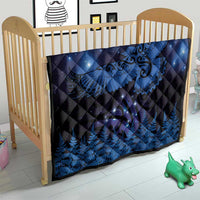 New Zealand Kea Bird Quilt Maori Tattoo and Silver Fern Matariki Style