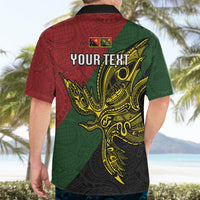 Custom Papua New Guinea Chimbu Province Hawaiian Shirt PNG Birds Of Paradise Polynesian Arty Style LT03 - Polynesian Pride