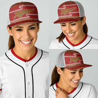 New Zealand Christmas Baseball Net Cap Meri Kirihimete Silver Fern Knit Style Green Color LT03 - Polynesian Pride