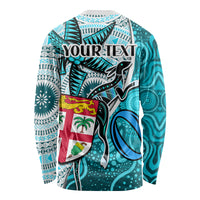 personalised-fiji-australia-rugby-long-sleeve-shirt-kangaroo-and-palm-tree-blue-tapa-pattern-mix-aboriginal
