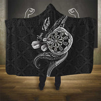 Personalised Niue Darts Masters Hooded Blanket Tribal Hiapo Dartboard - Polynesian Pride