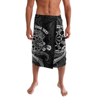 Personalised New Zealand Aotearoa Darts Masters Lavalava Tribal Silver Fern and Ta Moko Dartboard - Polynesian Pride