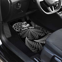 Personalised New Zealand Aotearoa Darts Masters Car Mats Silver Fern and Maori Spirit - Polynesian Pride