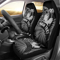 Personalised New Zealand Aotearoa Darts Masters Car Seat Cover Silver Fern and Maori Spirit - Polynesian Pride