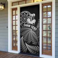 Personalised New Zealand Aotearoa Darts Masters Door Cover Silver Fern and Maori Spirit - Polynesian Pride