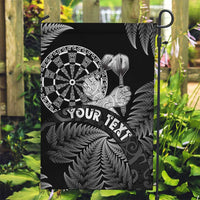 Personalised New Zealand Aotearoa Darts Masters Garden Flag Silver Fern and Maori Spirit - Polynesian Pride