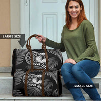 Personalised New Zealand Aotearoa Darts Masters Travel Bag Silver Fern and Maori Spirit - Polynesian Pride